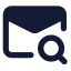 Mailsearch icon with solid standard style
