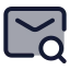 Mailsearch icon with duotone standard style