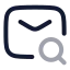 Mailsearch icon with twotone rounded style