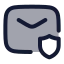 Mailsecure icon with duotone rounded style