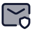 Mailsecure icon with duotone standard style