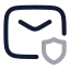Mailsecure icon with twotone rounded style