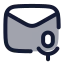 Mailvoice icon with duotone rounded style