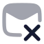 Mailx icon with bulk rounded style