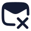 Mailx icon with solid rounded style