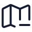 Mapminus icon with stroke standard style