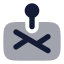 Mappin icon with bulk rounded style
