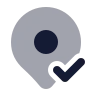Map Pin Check icon preview