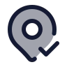 Map Pin Check icon preview