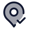 Map Pin Check icon preview