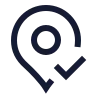 Map Pin Check icon preview