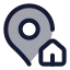 Mappinhouse icon with duotone standard style