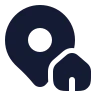 Map Pin House icon preview