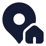 Map Pin House icon preview