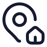 Map Pin House icon preview