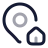 Map Pin House icon preview