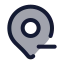 Mappinminus icon with duotone rounded style