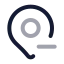Mappinminus icon with twotone rounded style