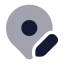 Mappinpen icon with bulk rounded style