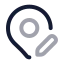 Mappinpen icon with twotone rounded style