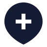 Map Pin Plus Inside icon preview