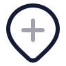 Map Pin Plus Inside icon preview