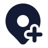 Map Pin Plus icon preview