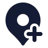 Map Pin Plus icon preview