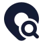 Mappinsearch icon with solid rounded style