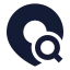 Mappinsearch icon with solid sharp style