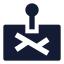 Mappin icon with solid sharp style