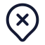 Mappinxinside icon with stroke rounded style