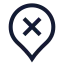 Mappinxinside icon with stroke sharp style