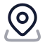 Mappinned icon with twotone rounded style