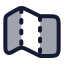Maping icon with duotone rounded style