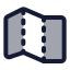Maping icon with duotone standard style