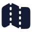 Maping icon with solid rounded style
