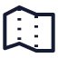 Maping icon with stroke sharp style