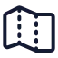 Maping icon with stroke standard style