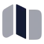 Maps icon with bulk rounded style