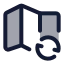 Mapsrefresh icon with duotone standard style