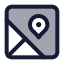 Mapssquare icon with duotone standard style