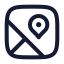 Mapssquare icon with stroke rounded style