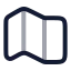 Maps icon with twotone rounded style