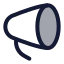 Marketing icon with duotone standard style