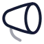 Marketing icon with twotone rounded style