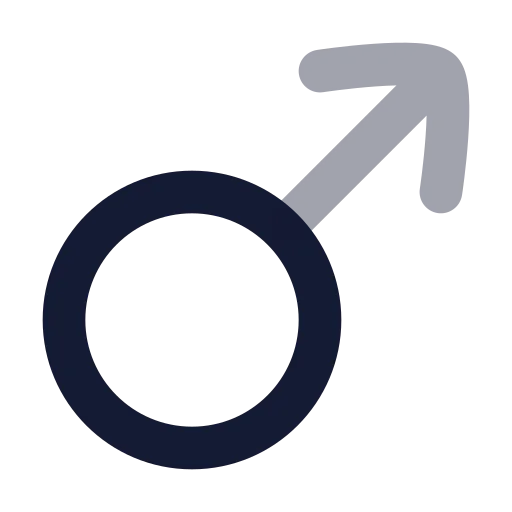 Mars Icon in Bulk Rounded style