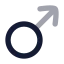 Mars icon with bulk rounded style