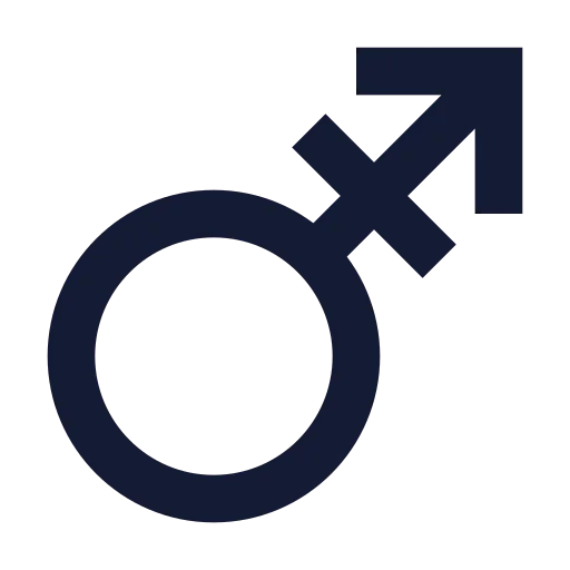 Mars Stroke Icon in Solid Sharp style
