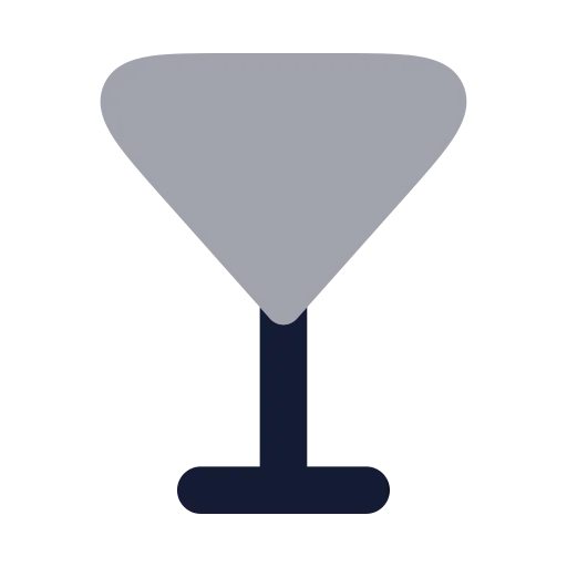 Martini Icon in Bulk Rounded style